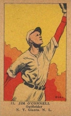 1923 Strip Card Jim O'Connell #13 Baseball Card