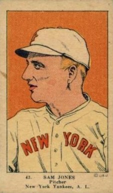 1923 Strip Card Sam Jones #43 Baseball Card