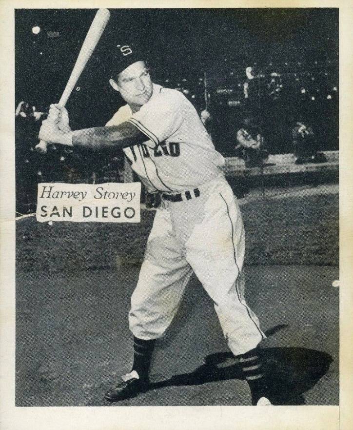 1951 Hage's Dairy Harvey Storey # Baseball Card