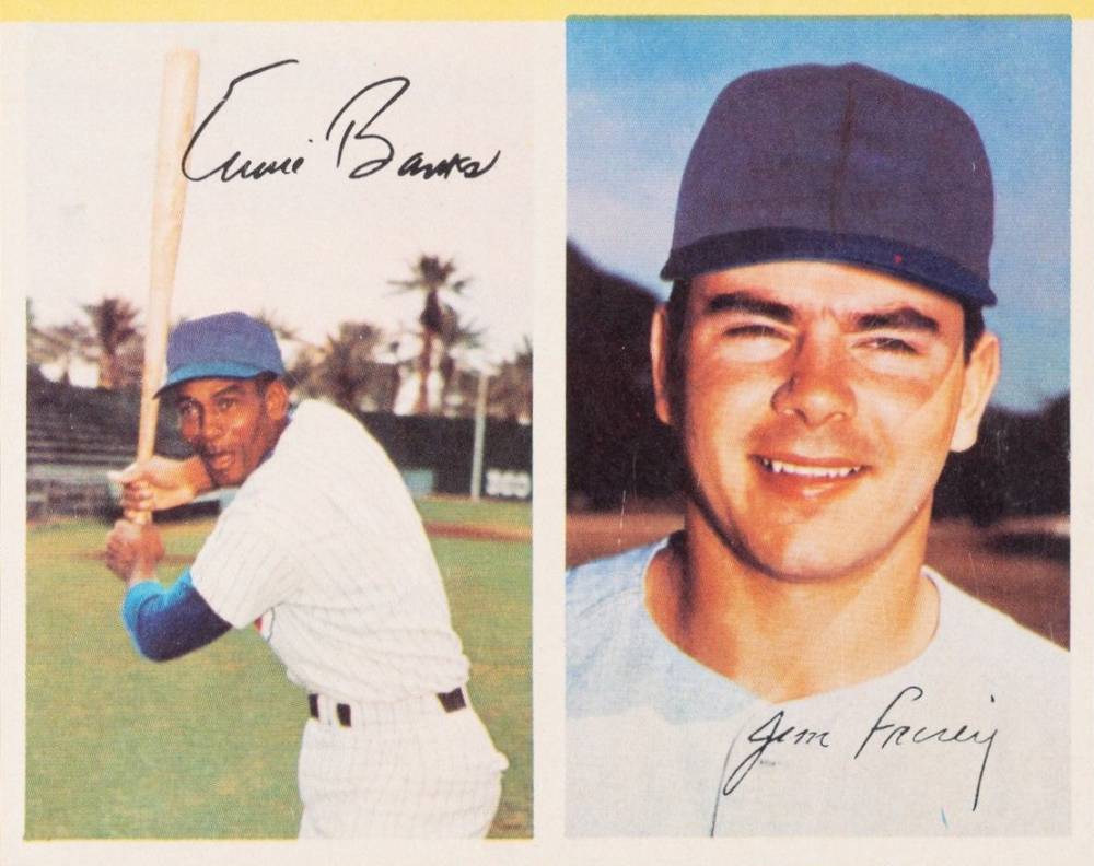 1969 MLB Photostamps Ernie Banks/Jim Fairey # Baseball Card