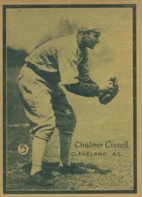 1931 Strip Card Hand Cut Chalmer Cissell #5 Baseball Card