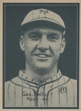 1931 Strip Card Hand Cut George Kelly #11 Baseball Card