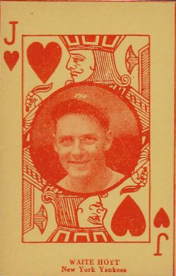 1927 Strip Card Waite Hoyt # Baseball Card