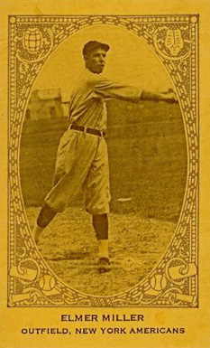 1922 Strip Card Elmer Miller # Baseball Card