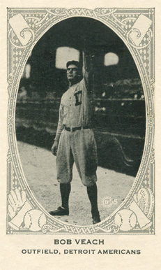 1922 Strip Card Bob Veach # Baseball Card