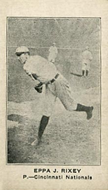 1922 Strip Card Eppa Rixey # Baseball Card