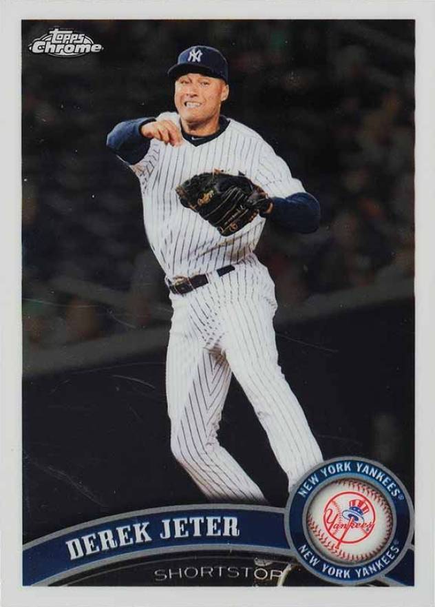 2011 Topps Chrome Derek Jeter #20 Baseball Card