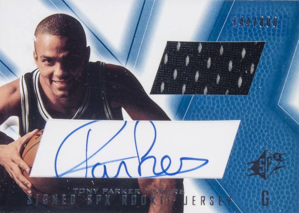 2001 SPx Tony Parker #91 Basketball Card