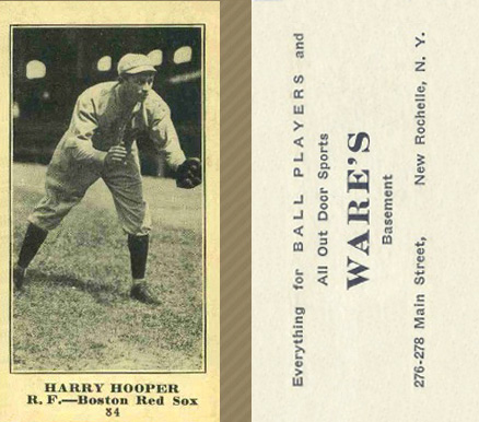 1916 Wares Harry Hooper #84 Baseball Card