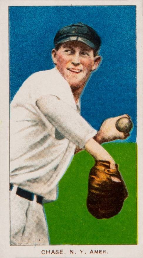 1909 White Borders Hindu-Red Chase, N.Y. Amer. #85 Baseball Card