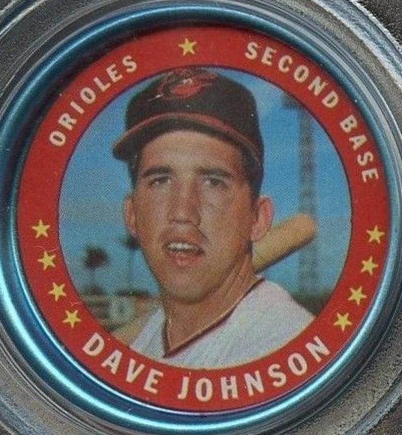 1971 Topps Coins Dave Johnson #2 Baseball Card