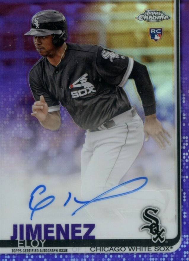 2019 Topps Chrome Rookie Autographs Eloy Jimenez #RA-EJ Baseball Card