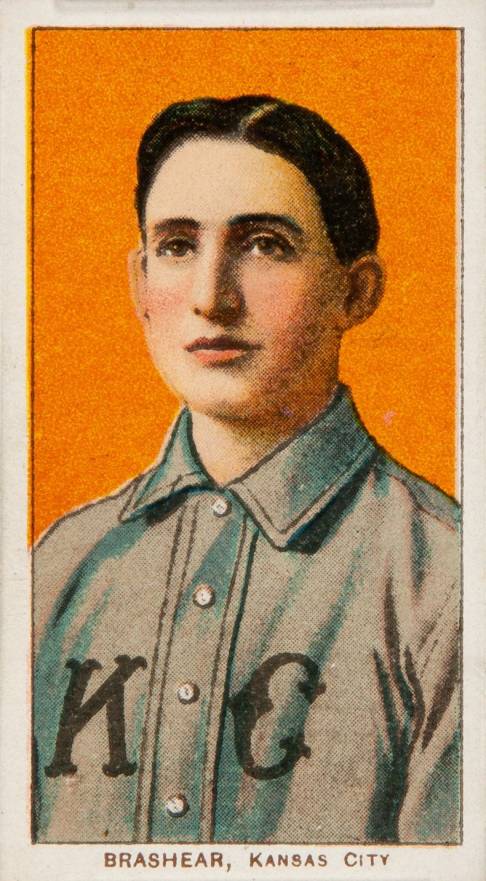 1909 White Borders Cycle 350 Brashear, Kansas City #49 Baseball Card