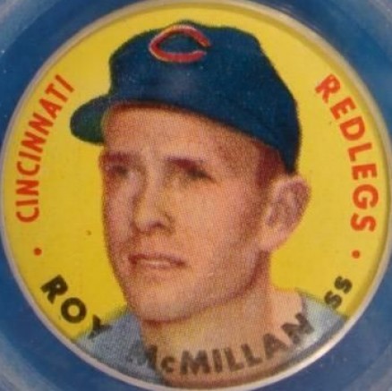 1956 Topps Pins Roy McMillan # Baseball Card