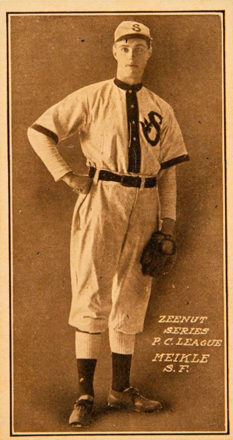 1911 Zeenut Pacific Coast League Meikle # Baseball Card