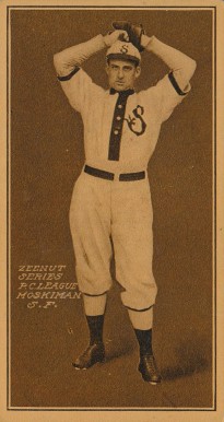 1911 Zeenut Pacific Coast League Moskiman # Baseball Card