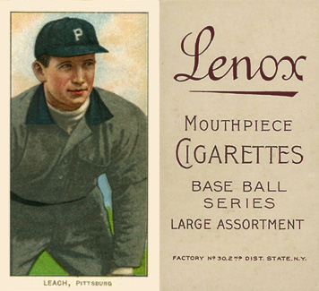 1909 White Borders Lenox-Brown Leach, Pittsburgh #279 Baseball Card