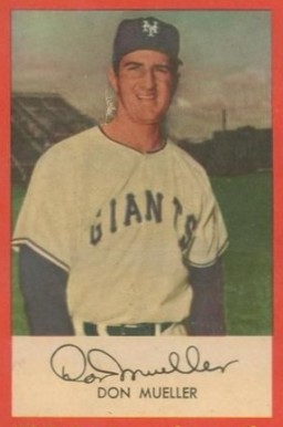 1953 Briggs Meats Don Mueller # Baseball Card