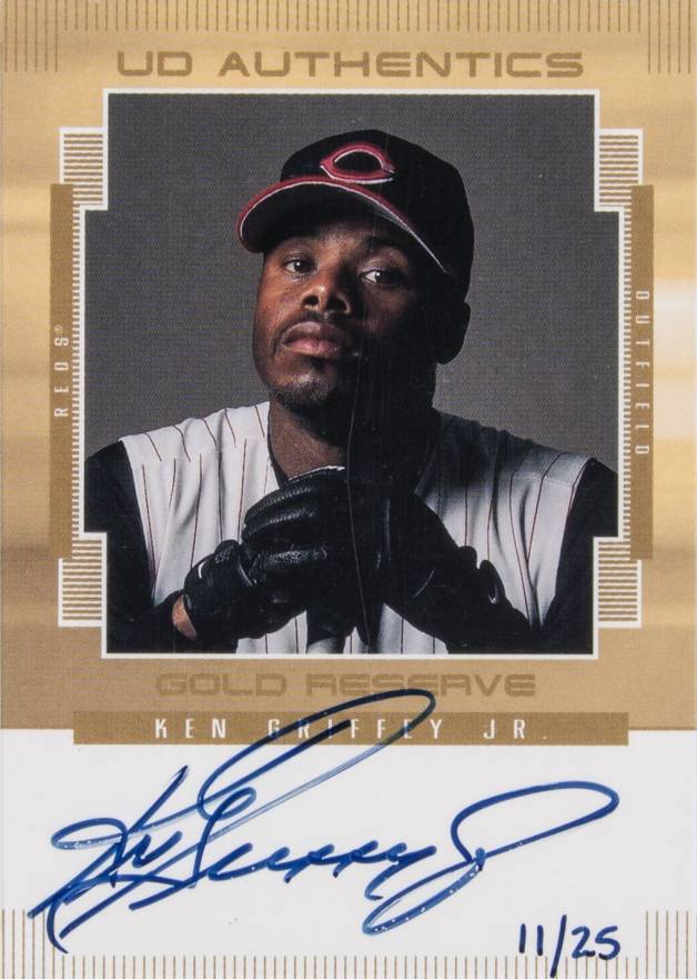 2000 Upper Deck Gold Reserve UD Authentics Ken Griffey Jr. #G-KG Baseball Card