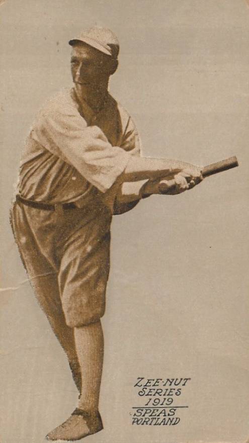 1919 Zeenut Bill Speas # Baseball Card