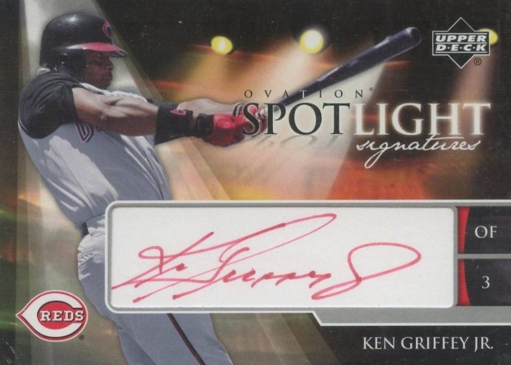 2006 Upper Deck Ovation Spotlight Signatures Ken Griffey Jr. #SS-KG2 Baseball Card