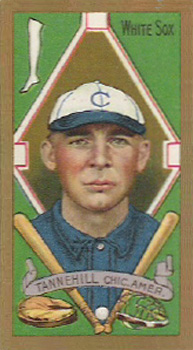 1911 Gold Borders Hindu Lee Tannehill #199 Baseball Card