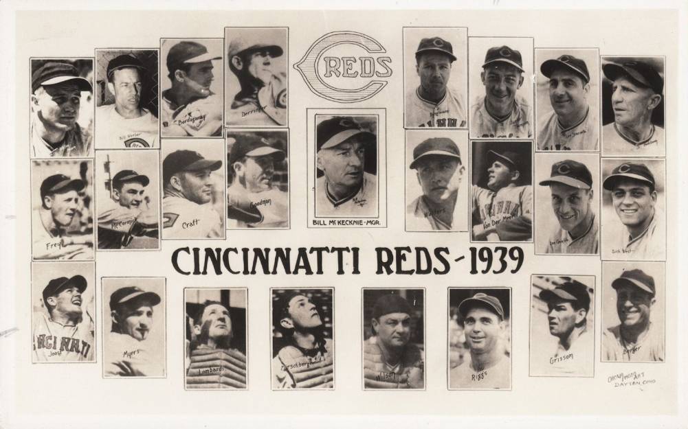 1937 Orcajo Postcards (1937-1939) Cincinnati Reds Team # Baseball Card