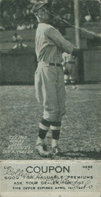 1926 Zeenut Sanders # Baseball Card