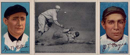 1912 Hassan Triple Folders Too Late for Devlin # Baseball Card