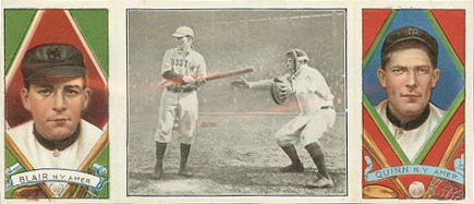 1912 Hassan Triple Folders Ambrose McConnell at Bat # Baseball Card