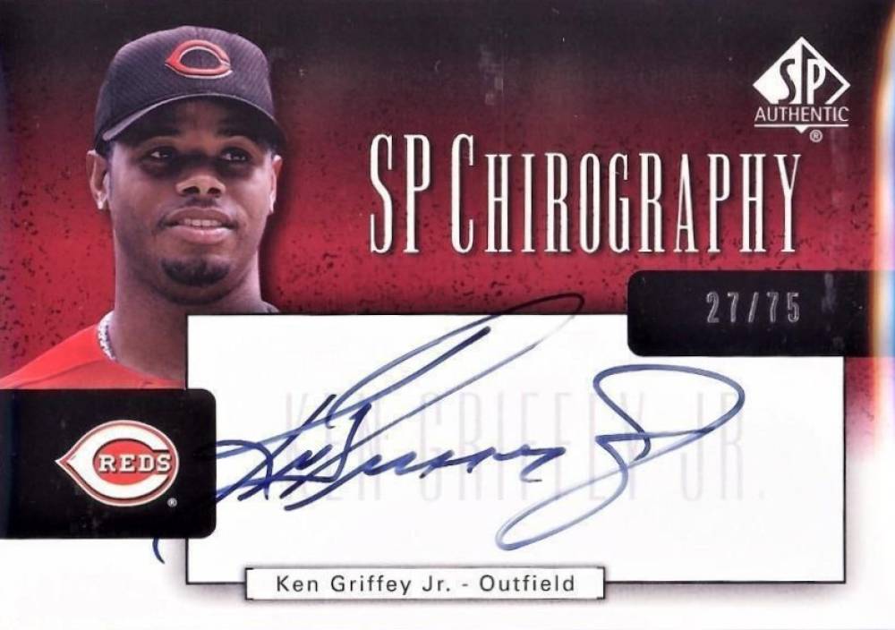 2004 SP Authentic Chirography Ken Griffey Jr. #CA-KG Baseball Card