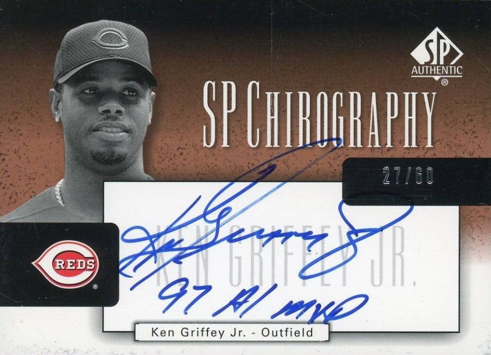 2004 SP Authentic Chirography Ken Griffey Jr. #CA-KG Baseball Card