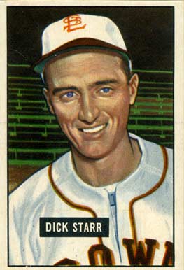 1951 Bowman Dick Starr #137 Baseball Card