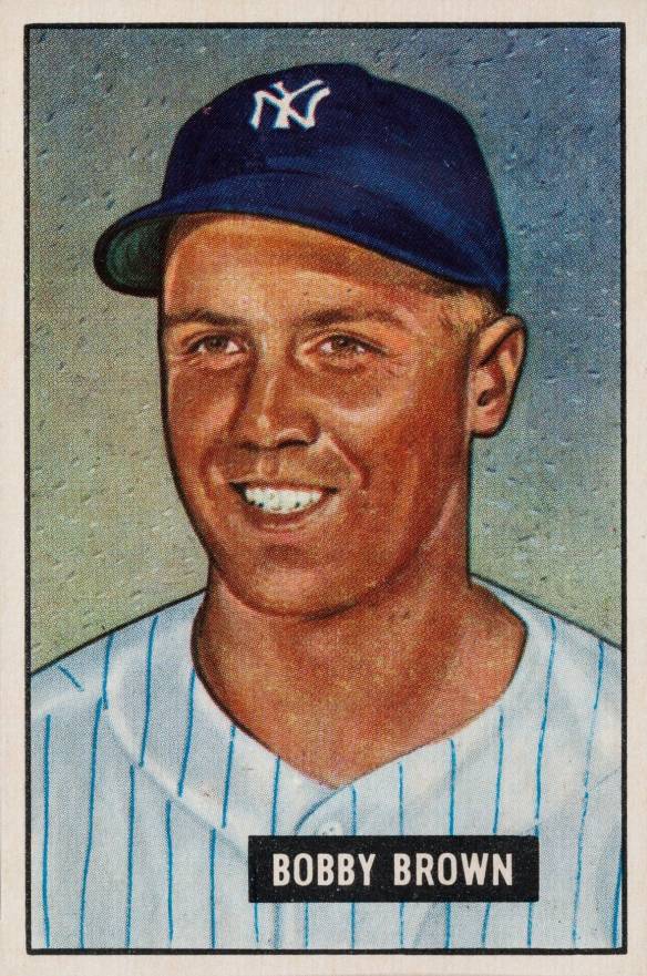 1951 Bowman Bobby Brown #110 Baseball Card