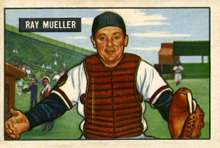 1951 Bowman Ray Mueller #313 Baseball Card