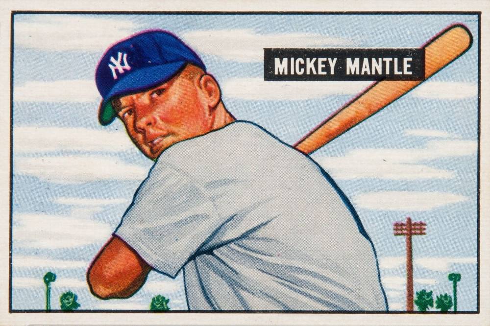 1951 Bowman Mickey Mantle #253 Baseball Card