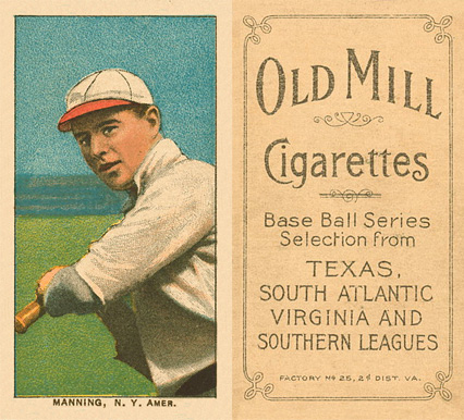 1909 White Borders Old Mill Manning, N.Y. Amer. #301 Baseball Card