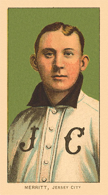 1909 White Borders Ghosts, Miscuts, Proofs, Blank Backs & Oddities Merritt, Jersey City #332 Baseball Card