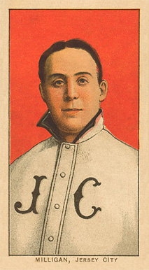 1909 White Borders Ghosts, Miscuts, Proofs, Blank Backs & Oddities Milligan, Jersey City #337 Baseball Card