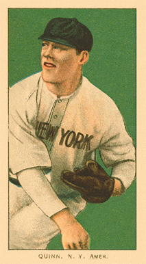 1909 White Borders Ghosts, Miscuts, Proofs, Blank Backs & Oddities Quinn, N.Y. Amer. #402 Baseball Card