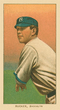 1909 White Borders Ghosts, Miscuts, Proofs, Blank Backs & Oddities Rucker, Brooklyn #417 Baseball Card