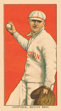 1909 White Borders Ghosts, Miscuts, Proofs, Blank Backs & Oddities Carrigan, Boston Amer. #74 Baseball Card