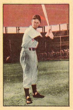 1952 Berk Ross Whitey Lockman # Baseball Card