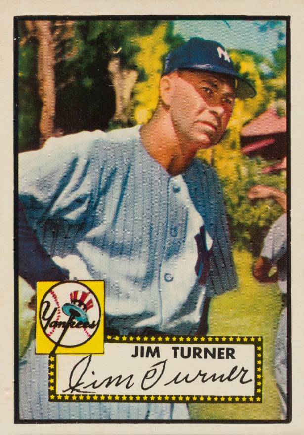 1952 Topps Jim Turner #373 Baseball Card