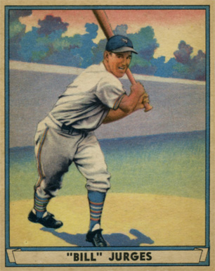 1941 Play Ball Bill Jurges #59 Baseball Card