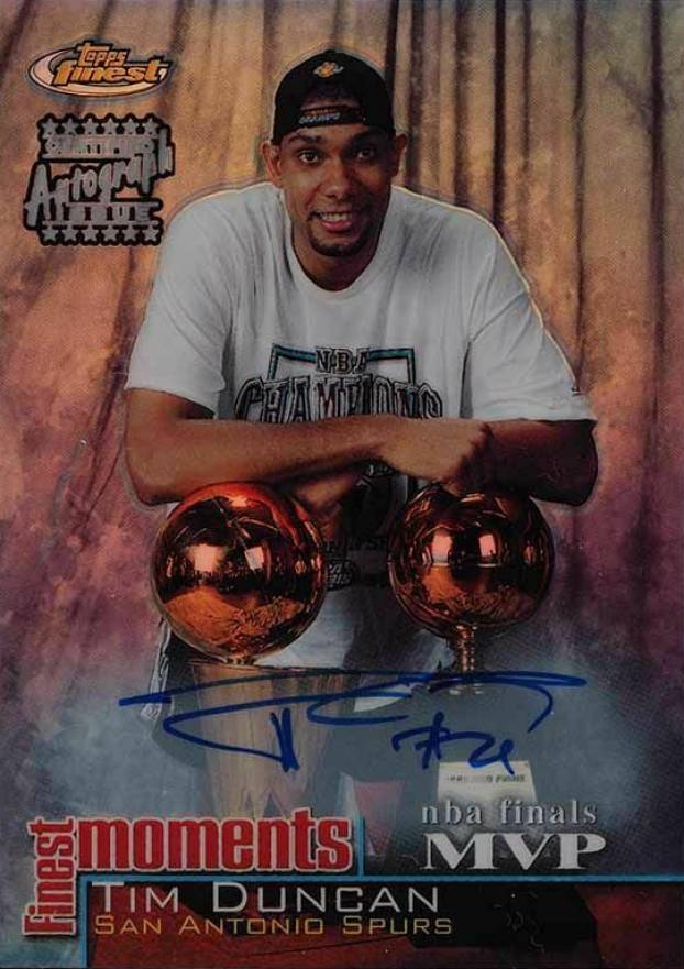 2000 Finest Moments Tim Duncan #FM-TD Basketball Card