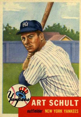 1953 Topps Art Schult #167 Baseball Card