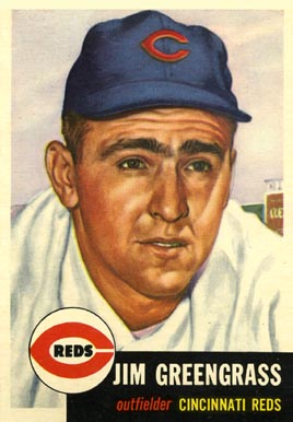 1953 Topps Jim Greengrass #209 Baseball Card