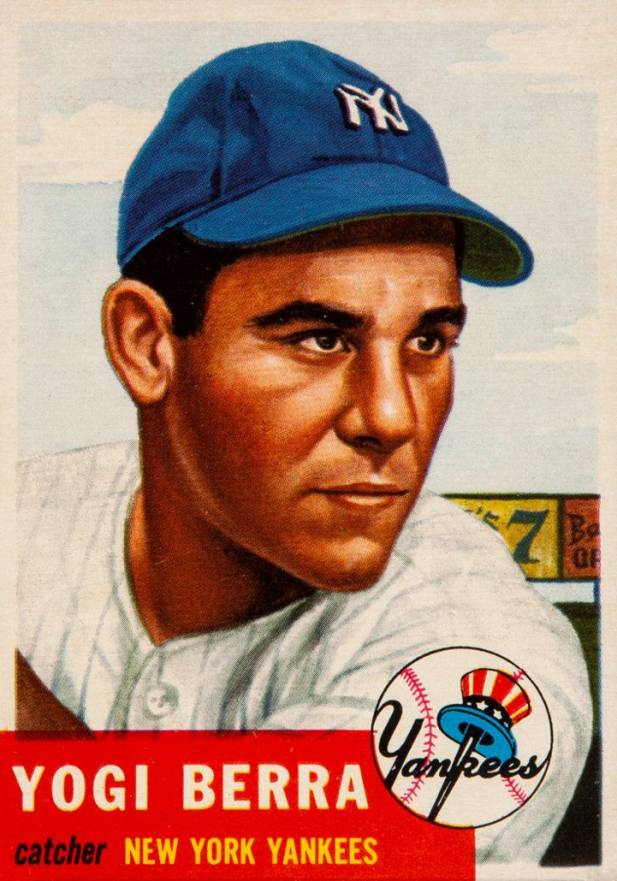 1953 Topps Yogi Berra #104 Baseball Card