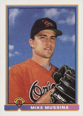 1991 Bowman Mike Mussina #97 Baseball Card